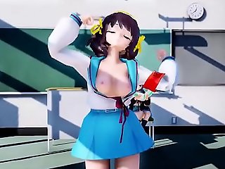 3D compilations 3 in 1 MMD fuck games girls blinking sex