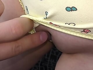 REALLY! my friend's Daughter ask me to look at the pussy . First time takes a dick in hand plus mouth ( Part 1 )