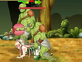 Princess Defender hentai pastime gameplay . Hot cute teen princess hentai having copulation with orks monsters in xxx ryona pastime