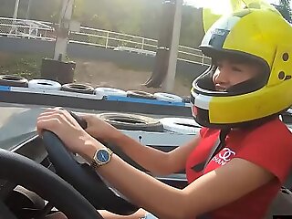 Amateur Thai girlfriend teen fun at prepay karts and gets fucked afterwards
