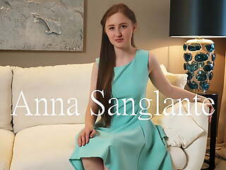 Real virgin Anna Sanglante shows hymen on camera