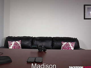 Backroom Casting Couch - Sexy Firsthand Madison Debuts In Porn