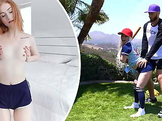 Exxxtra Small - Petite Untalented Teen Is Introduced To Big Girl Toys And Gets A Special Sex-Ed Chore