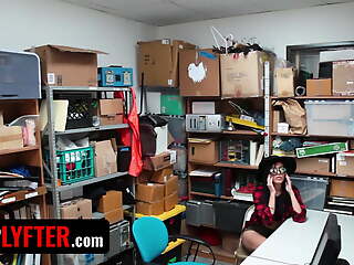 Shoplyfter - Foxy Troublemaker Audrey Royal Receives Huge Facial Cumshots From Two Security Guards