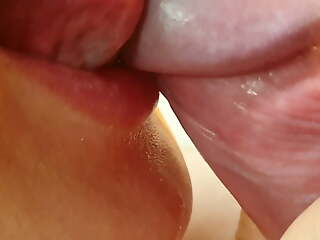 Luxury Close-Up blowjob! Cum in mouth.