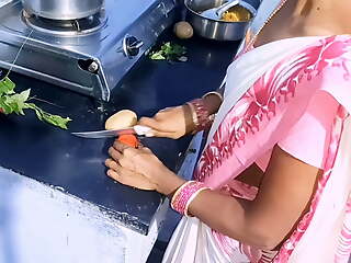 Indian village wife in larder roome doggy haughtiness HD xxx