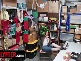 Shoplyfter - Passionate Redhead Thief Krystal Orchid Gets On Will not hear of Knees And Swallows Huge Cumshot