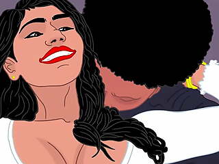 18+ Desi Sexy Indian Bhabhi - Mia Khalifa's Big Ass fucked by BBC - Anal Sex - Hindi Audio - Animated Cartoon Porn