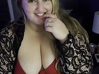 BBW Wife Blowjob Face Fuck, second unsubtle of the night!