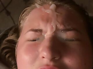 Become man Blowjob and Face Fuck with Facial in eyes!!