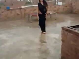 hot dance outdoor indian teen saree ungentlemanly