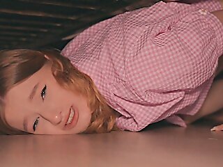 STUCK UNDER THE BED - Roughly Fucked Stepsister