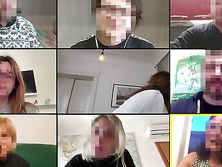 Mature teacher suck big cock during online conference call