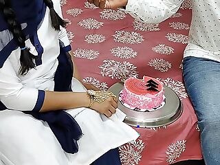 Komal's school team up cuts cake to celebrate two-month