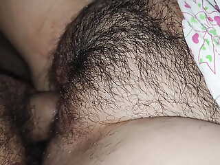 Xxx this is what my stepsister's heavy hairy pussy looks like it's really very big, impressive