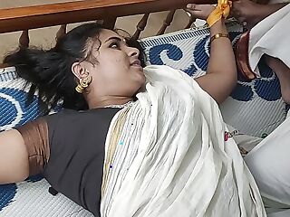 Vaishnavy kerala saree bdsm both hands and legs tied on both end of bed and doing navel lick with brim lawcourt hot romance by Sharun