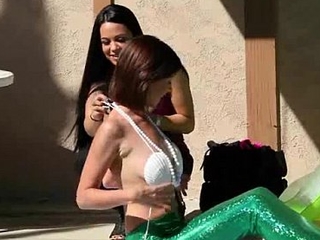 Sexy exhibitionist GFs are paid cash for some public shafting 17